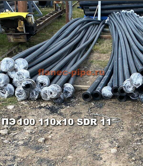 Труба ПЭ 100 110x10.0 мм SDR 11 в Оренбурге